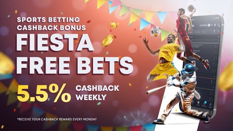 Feeling fiesta talaga with Sports Betting Cashback Bonus: Fiesta Free Bets
